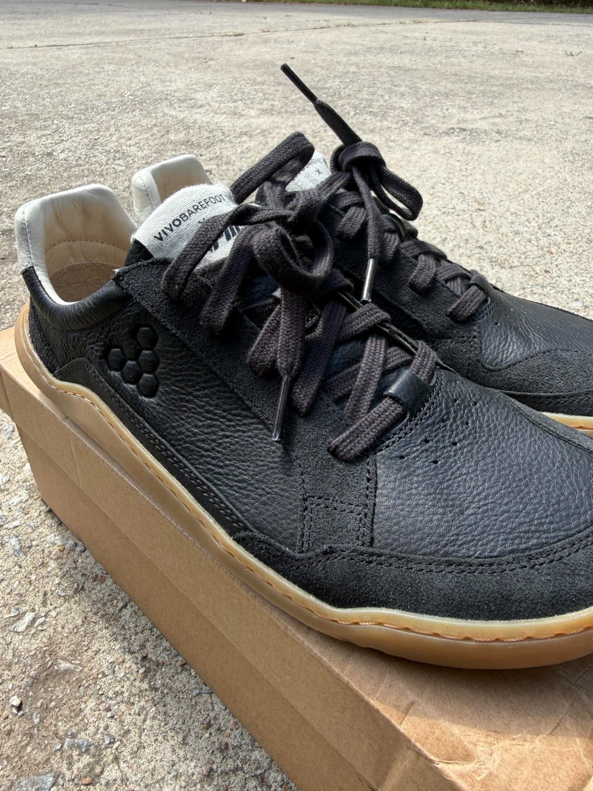 Vivobarefoot Gobi II Sneaker Premium Leather Mens - OBSIDIAN (ALL SIZES/NEW) ⚫️