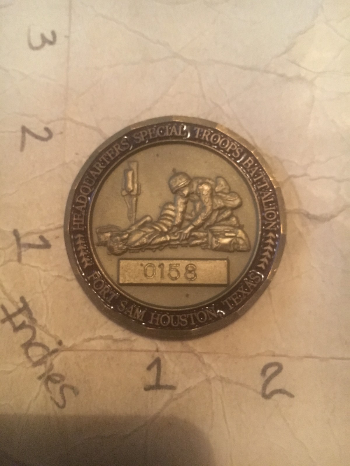 US Army Headquarters Special Troops Battalion Commander's Challenge Coin 9/1/25