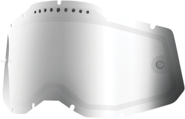 100% Accuri 2/Racecraft 2/Strata 2 Goggle Replacement Injected Dual Vented Lens