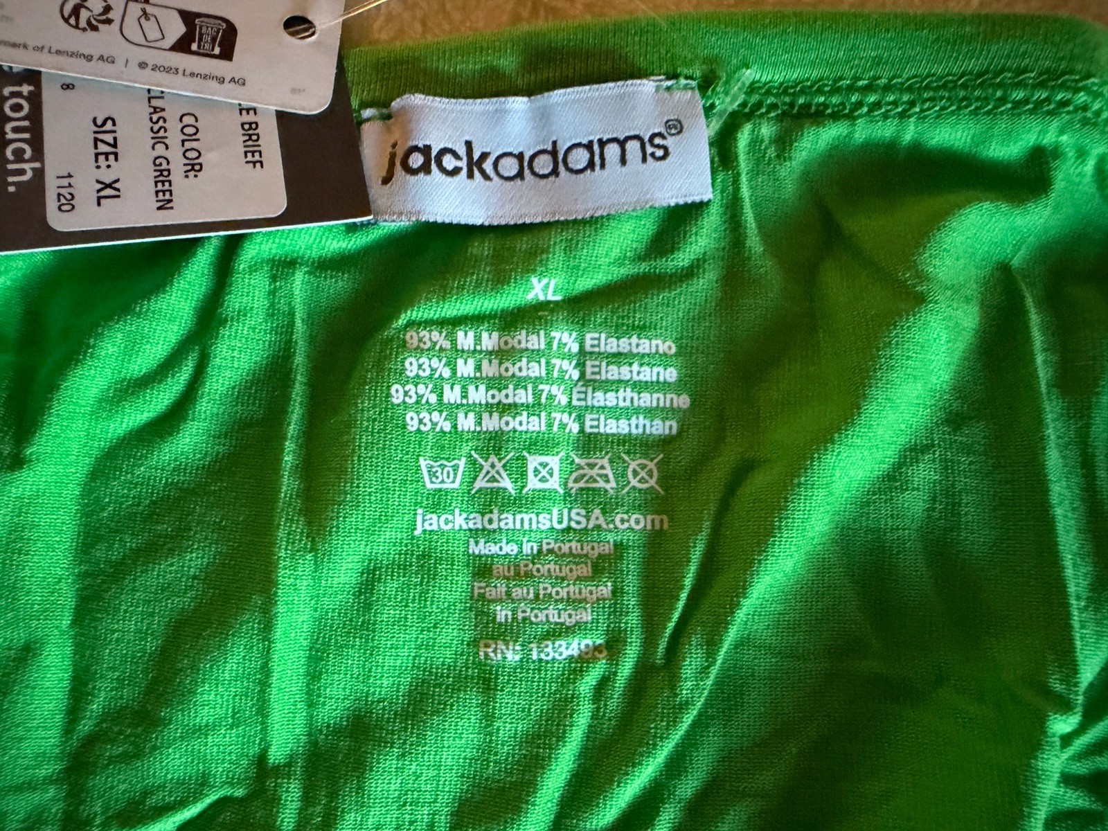 Jack Adams Lux Profile Brief - XL - Classic Green