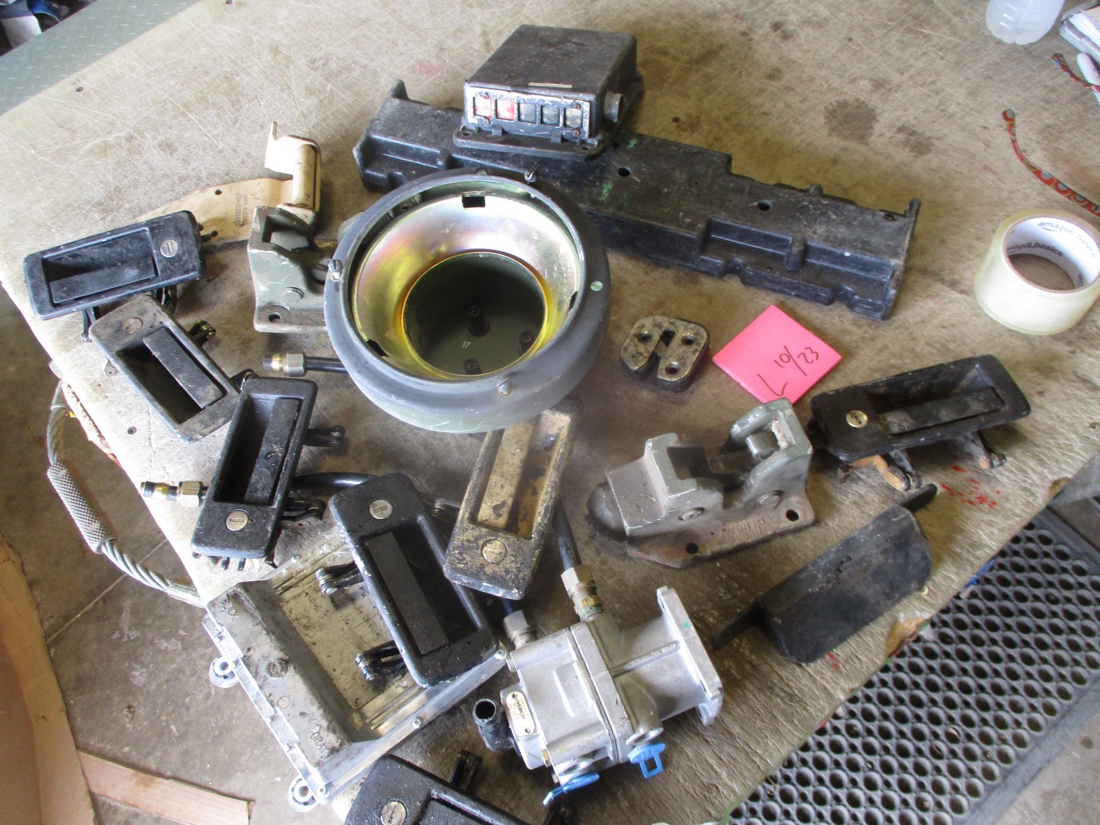 Lot of Poor to Fair Cond FMTV LMTV MTV M1078 Parts, Mostly for Parts/Repair