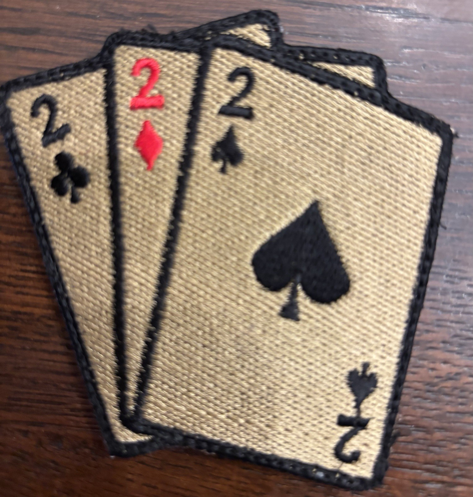 IRAQ US ARMY OPERATION INHERENT RESOLVE TRIPLE DUCE PATCH ~3”x3” NEW HOOK BACK