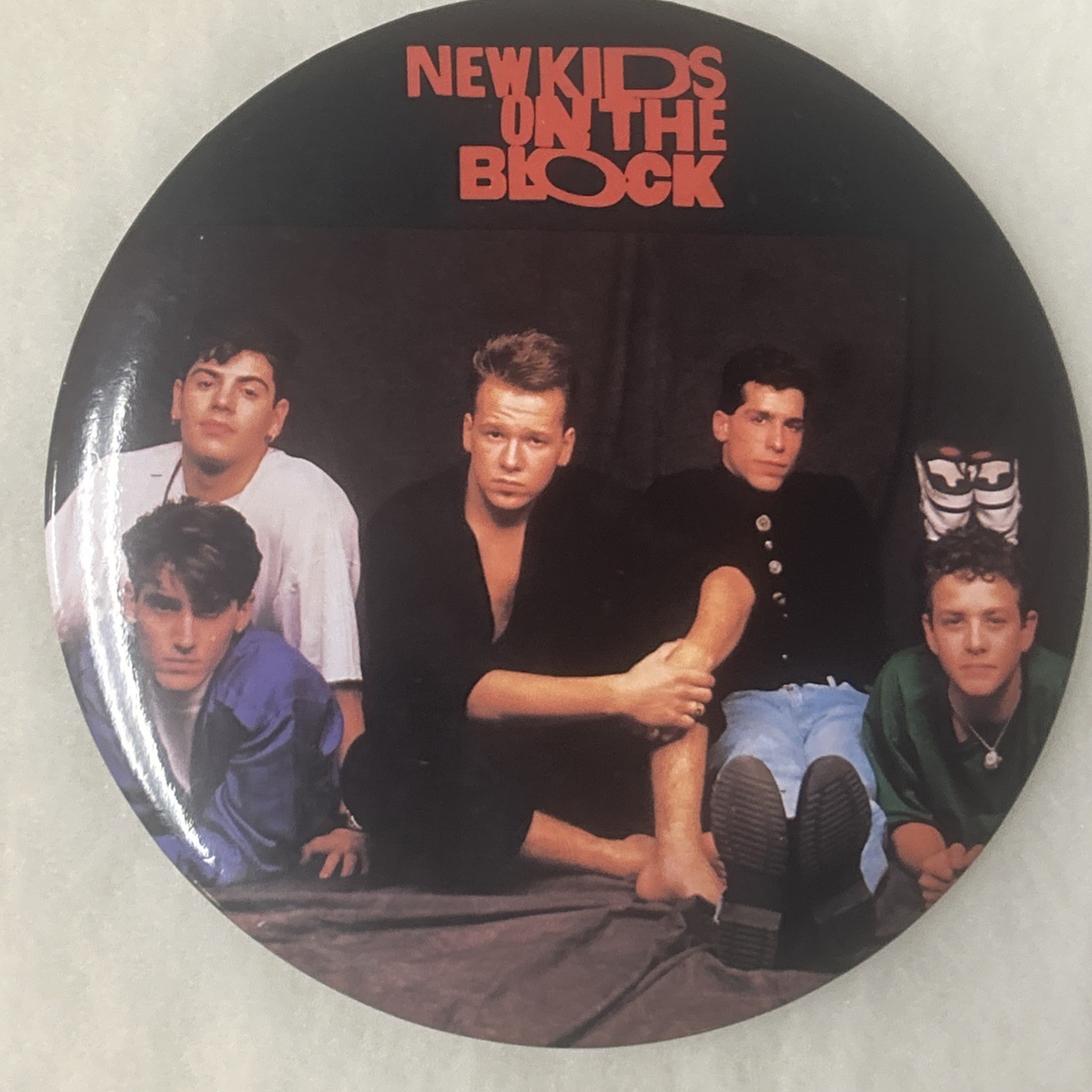 6” New Kids On The Block pinback button pin