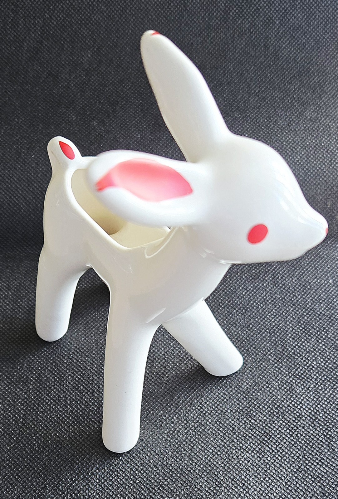 Cute 1950s Ceramic Deer Planter Decoration 6" Tall