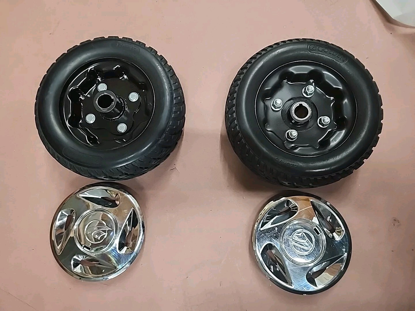 Golden LiteRider GL140  Set Of 2 Rear Wheels 220×75 Power Scooter