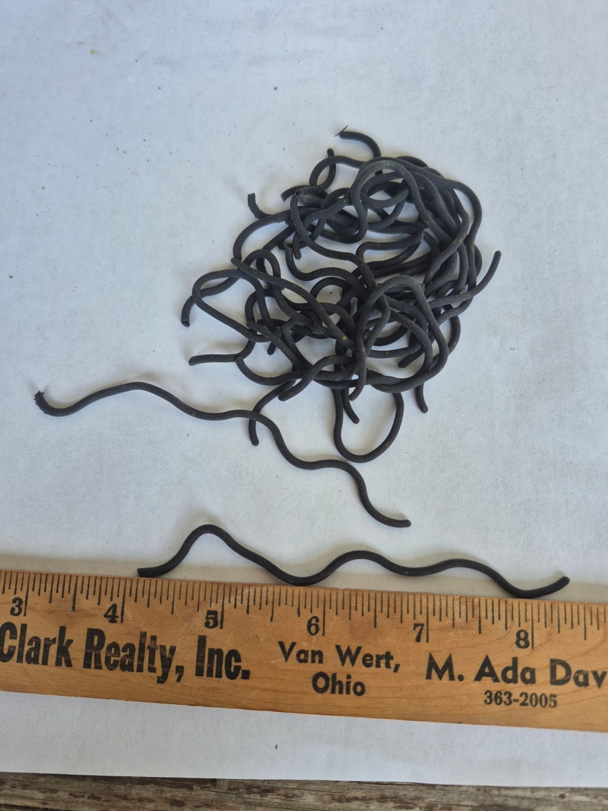 20 pcs Cascade Sili Worms  Black  for fly tying  and Fishing
