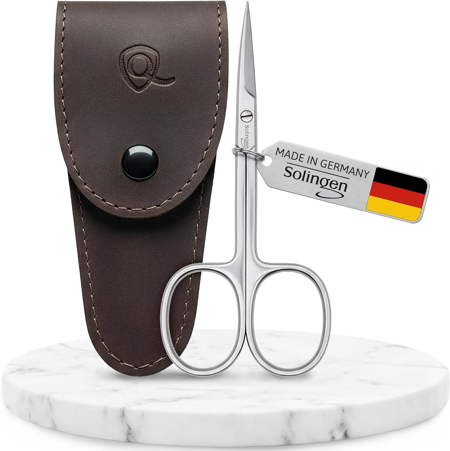 Solingen Curved Cuticle Scissors – Precision German Steel for Manicure & Pedicur
