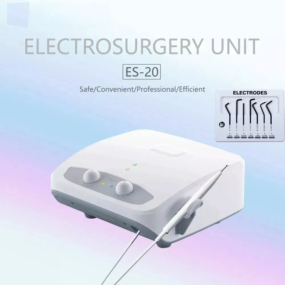 Electrosurgery Dental Cutting Unit with 7 Electrodes NIB Tips 110V ES-20 USA