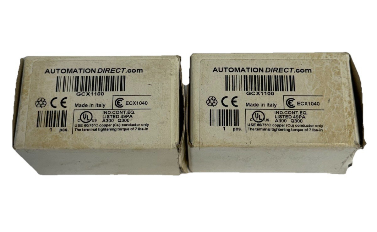 LOT OF 2 NIB AUTOMATION DIRECT GCX1100 PUSHBUTTONS BLACK