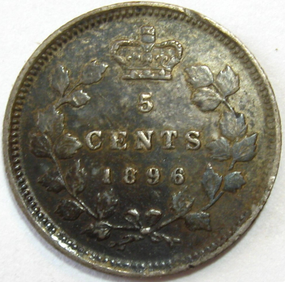 1896 Canada 5c Cents - #6357-41