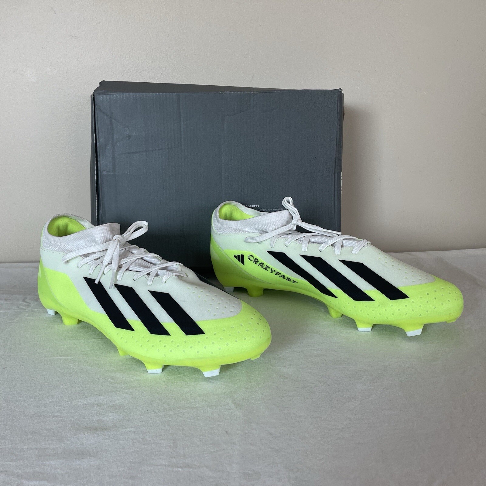 Mens Adidas X Crazyfast.3 FG Crazyrush Pack Cleats US Size 11 HQ4534