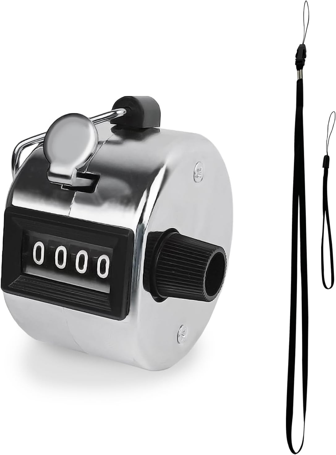 Metal Hand Tally Clicker Counter, 4-Digit Number Count Clicker