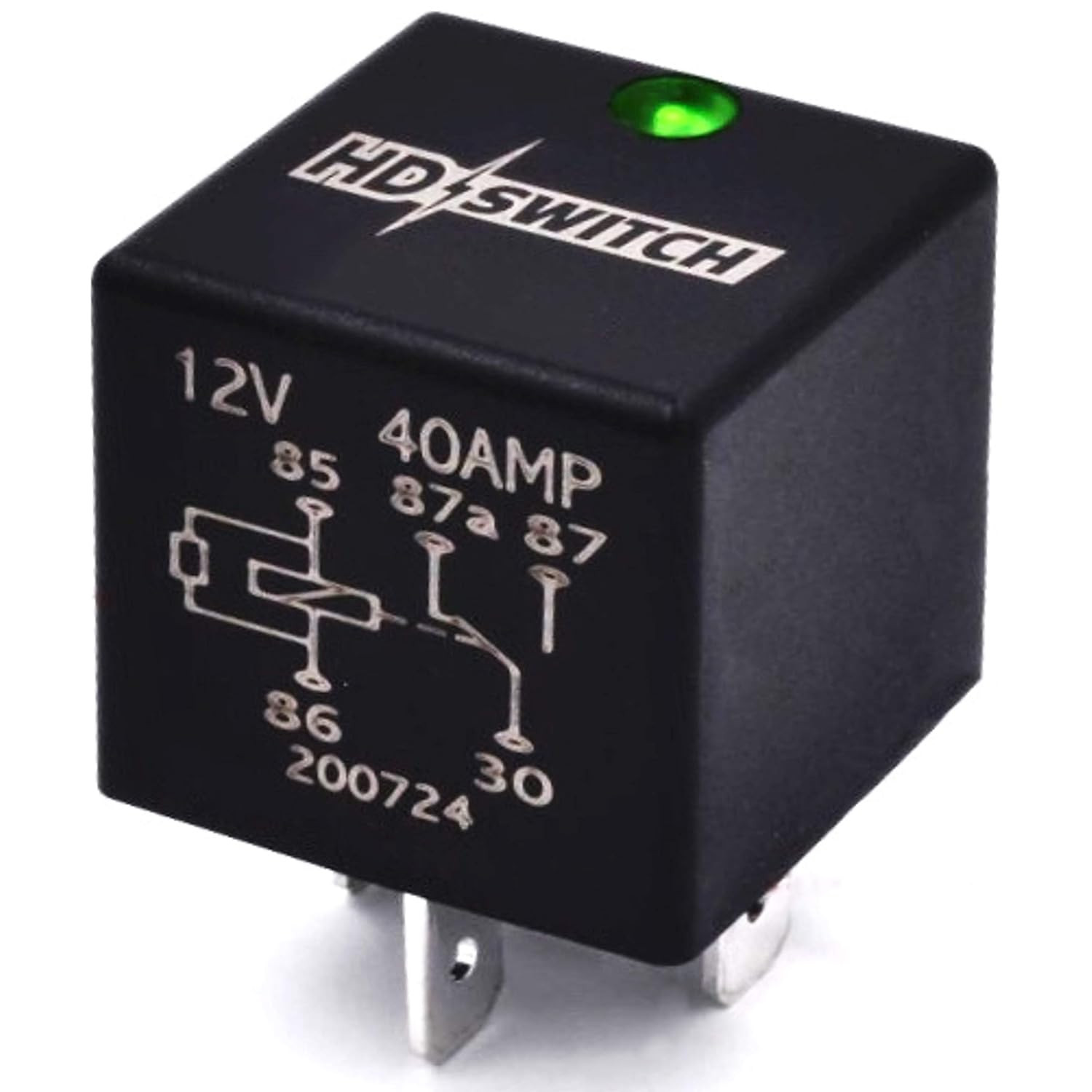 12V 40A Upgrade Waterproof Relay Replaces Hella 4RD 931 680-01, 4RD93168001,9316