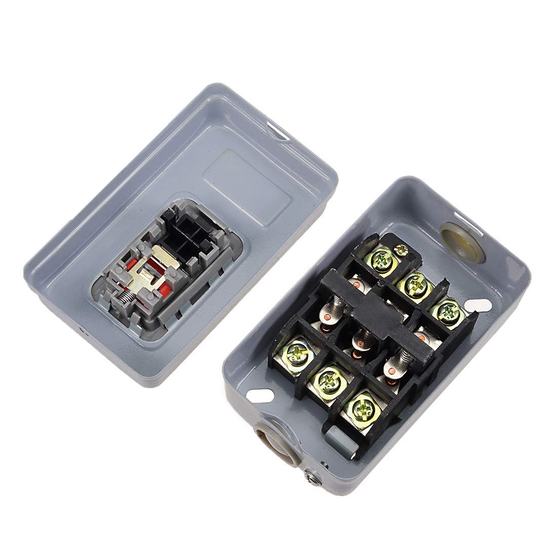 uxcell ON OFF Power Push Button Control Switch Box 30A 3.7Kw TBSN-330