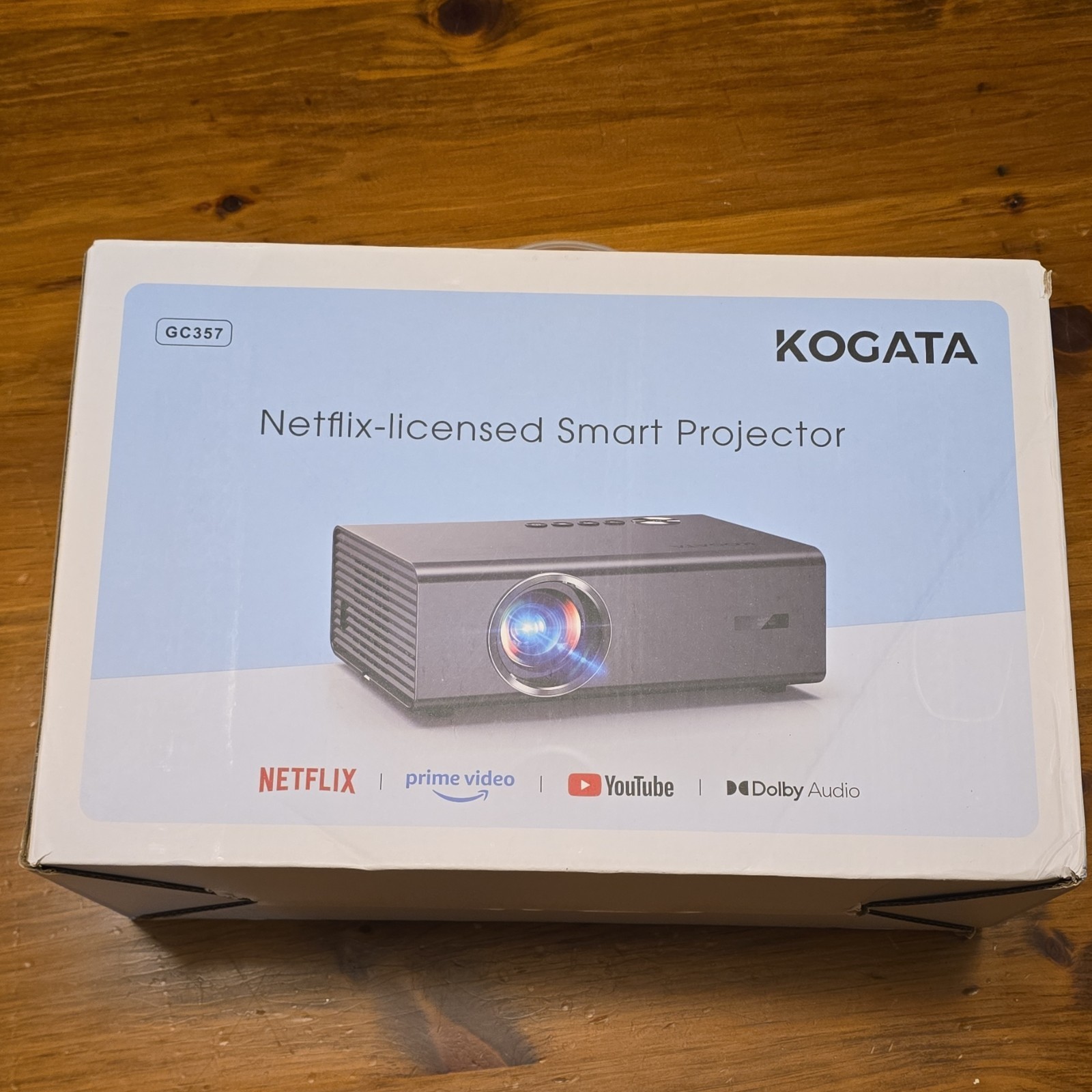 KOGATA GC357 Netflix-licensed Smart Projector LCD 1920x1080 Dolby Audio HDMI