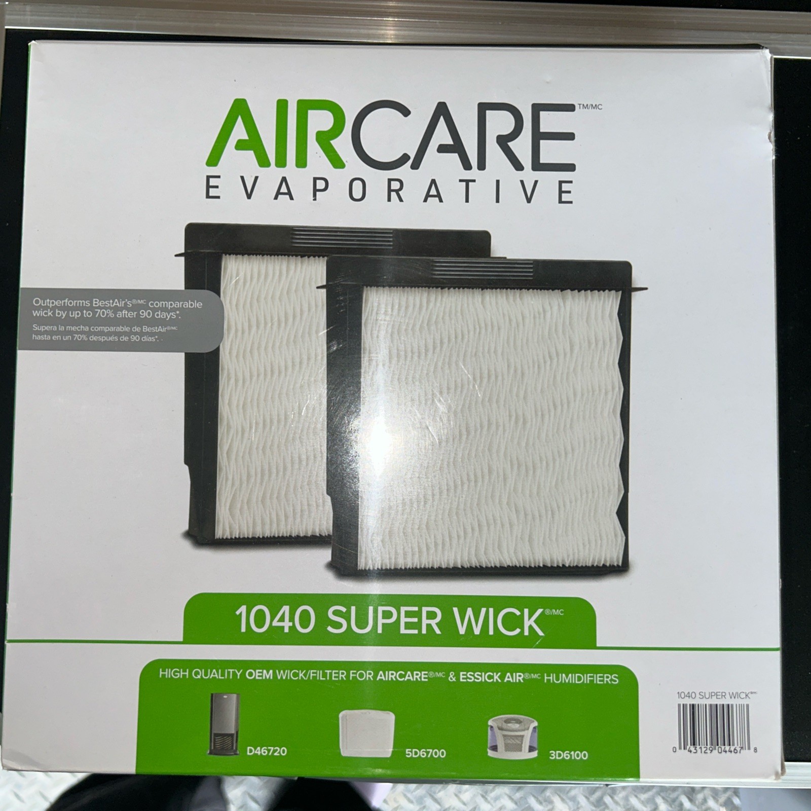 AIRCARE 1040 Super Wick (2 Wicks) Humidifier Filter OEM Trapmax