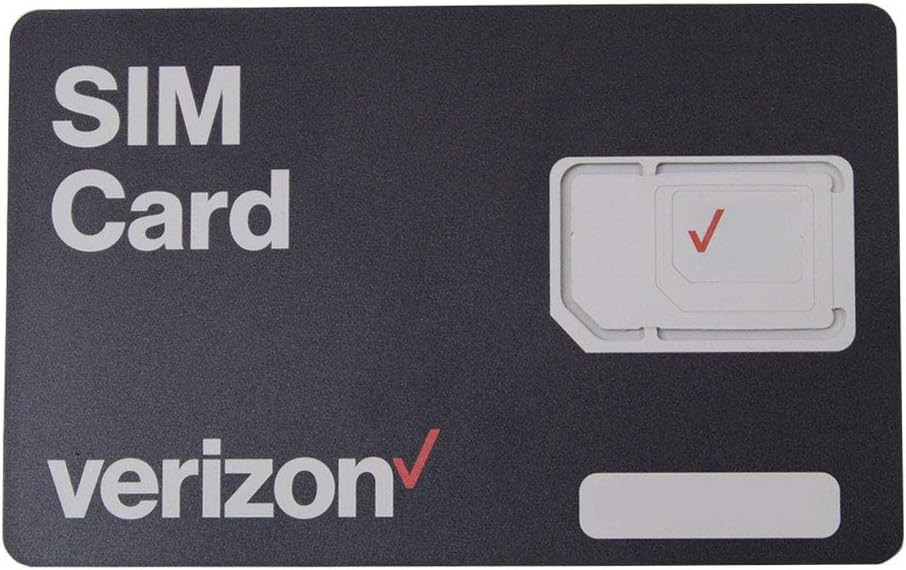 Verizon Wireless 4G LTE SIM Card - All 3 Sizes (3-in-1)