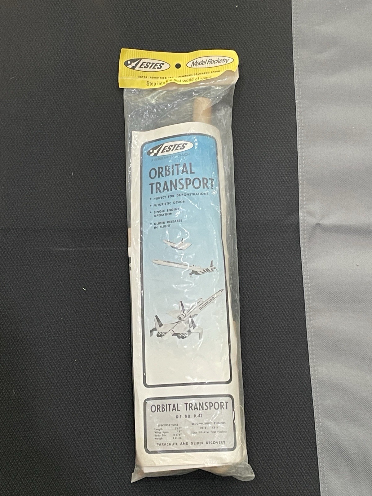 Estes Flying Model Rocket Astron Orbital Transport K-42 Open Complete Rocketry