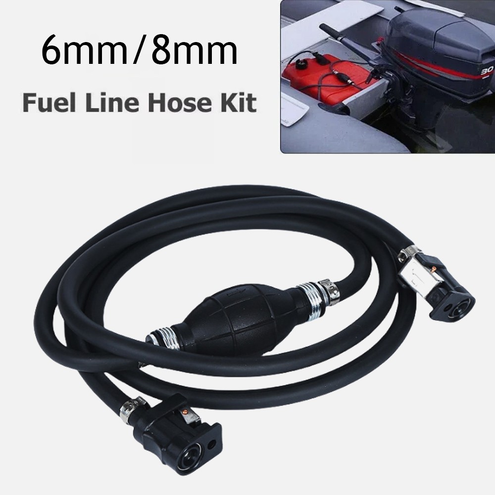 Tank Connector Fuel Line Hose For Yamaha Mariner Outboard Engine Petrol 6mm