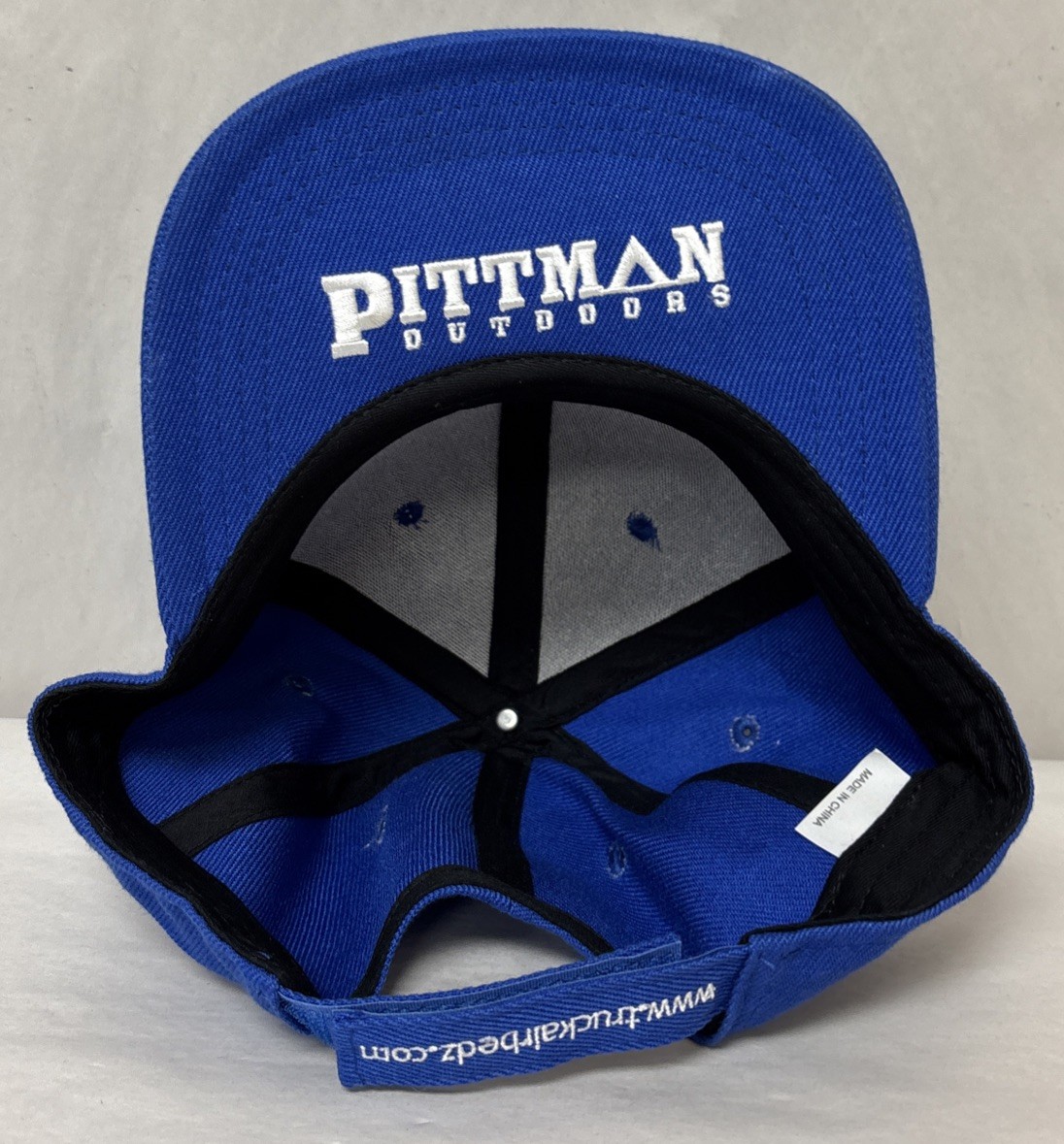 AirBedz Pittman Outdoors Adjustable Strapback Truckers Hat Adult Size Blue #M318