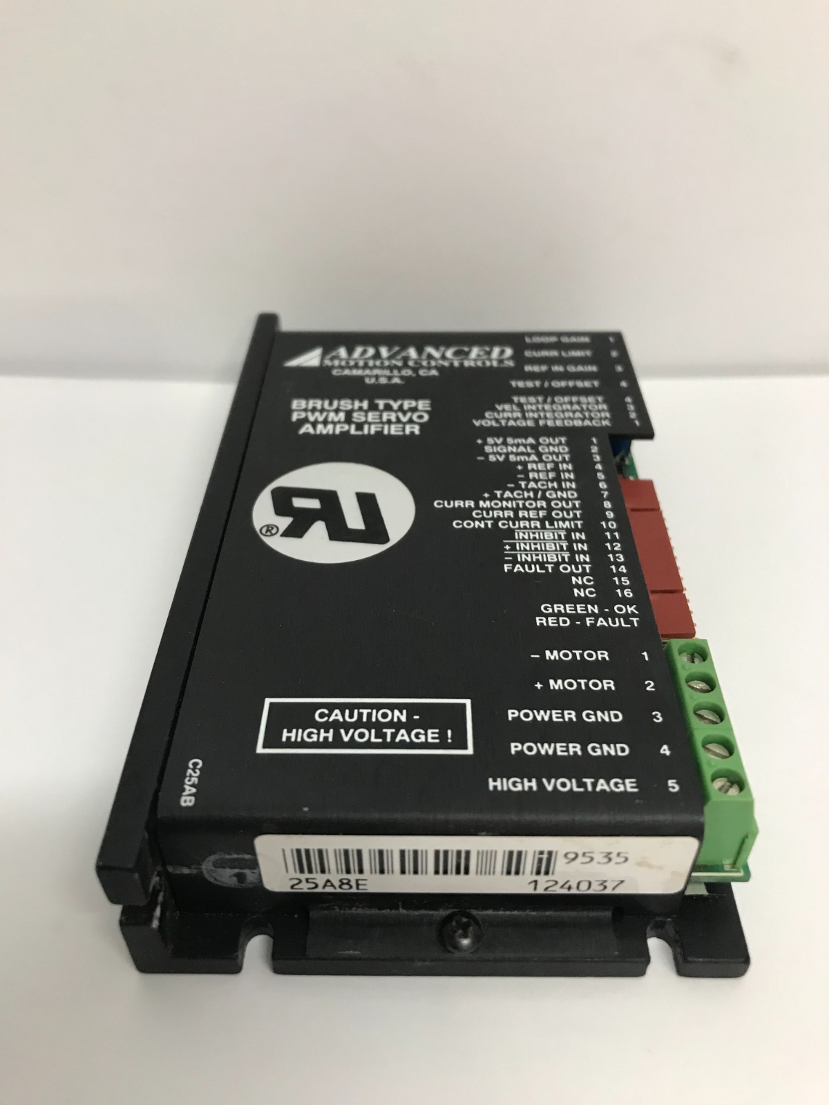 Advanced Motor Controls PWM Servo Amplifier 25A8E - Used