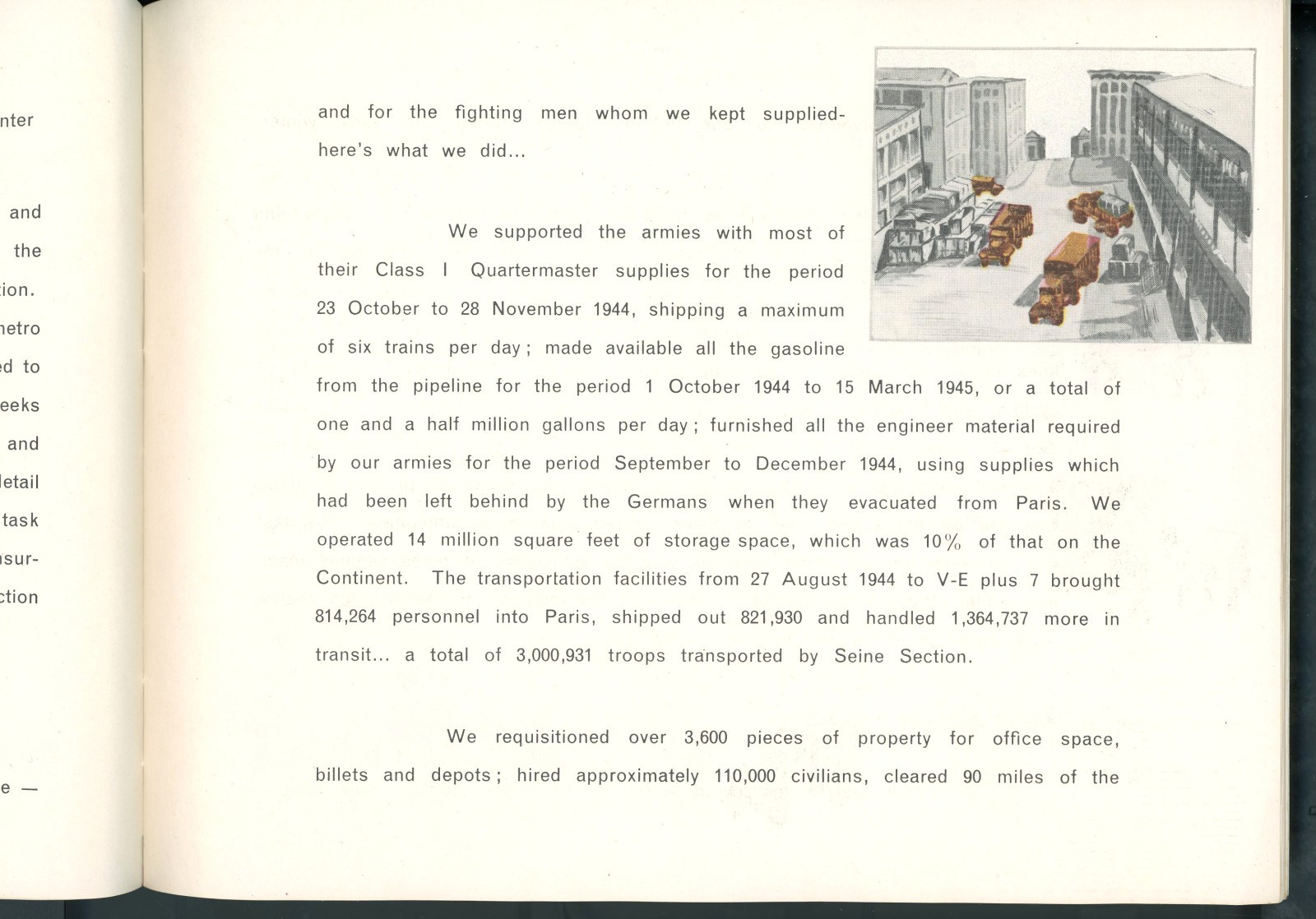 1945 - WWII Vintage 660th Engineers Unit Booklet Seine Sect. Paris France 19 pgs