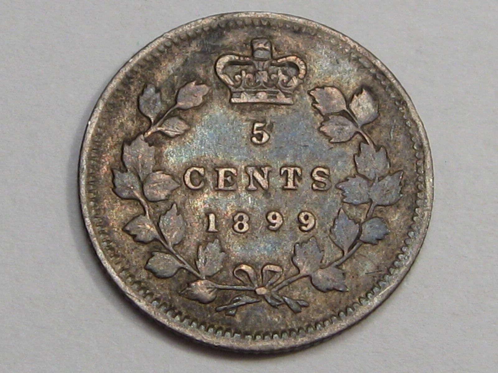1899 Five Cent 5¢ CANADA. #17