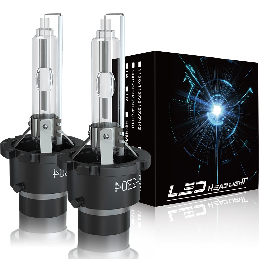 2X D2S D2R LED Headlight Bulb Replace HID Xenon Super White 6000K Conversion Kit