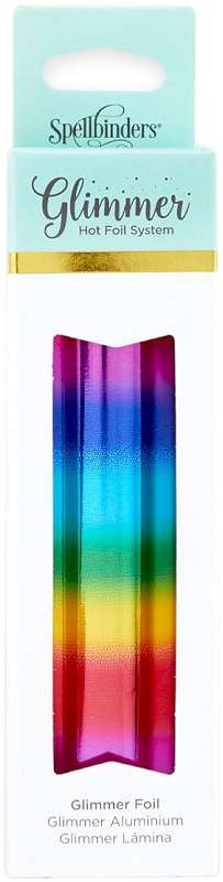 Spellbinders Glimmer Foil Mini Rainbow Stripe