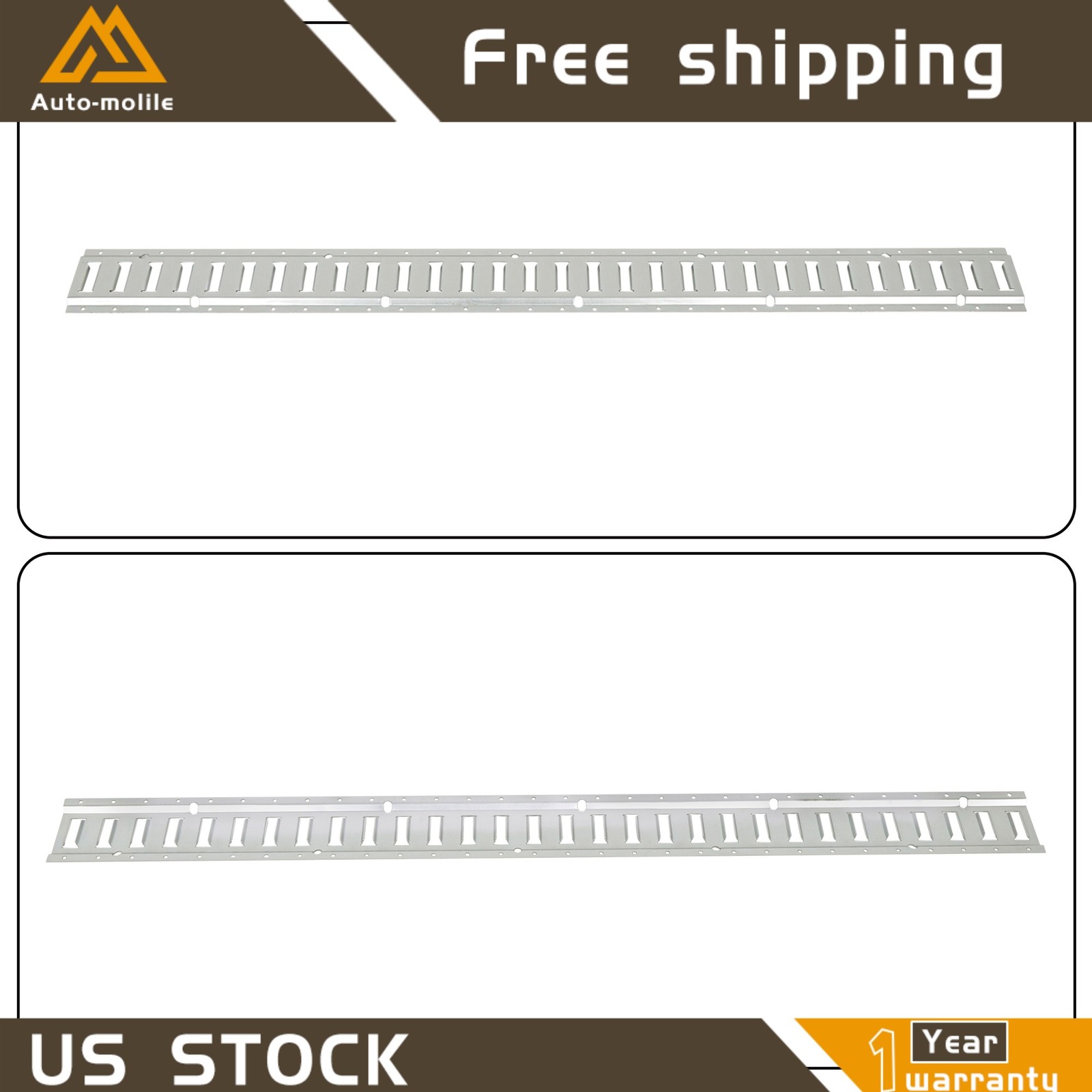 Heavy Loads For Trucks Vans Trailer 5' E Track Tie Down Rail System 28 Pack