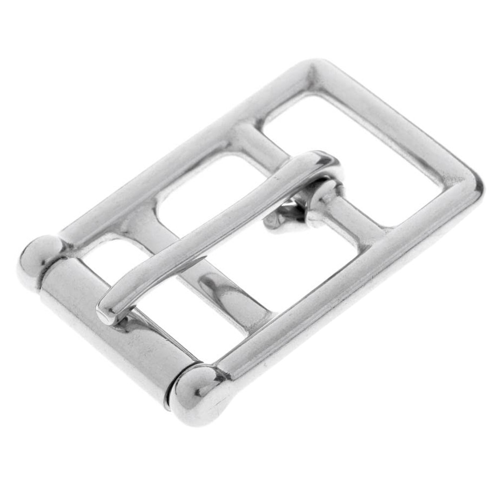 AI 1In HILASON Stainless Steel English Double Bar with Roller Buckle