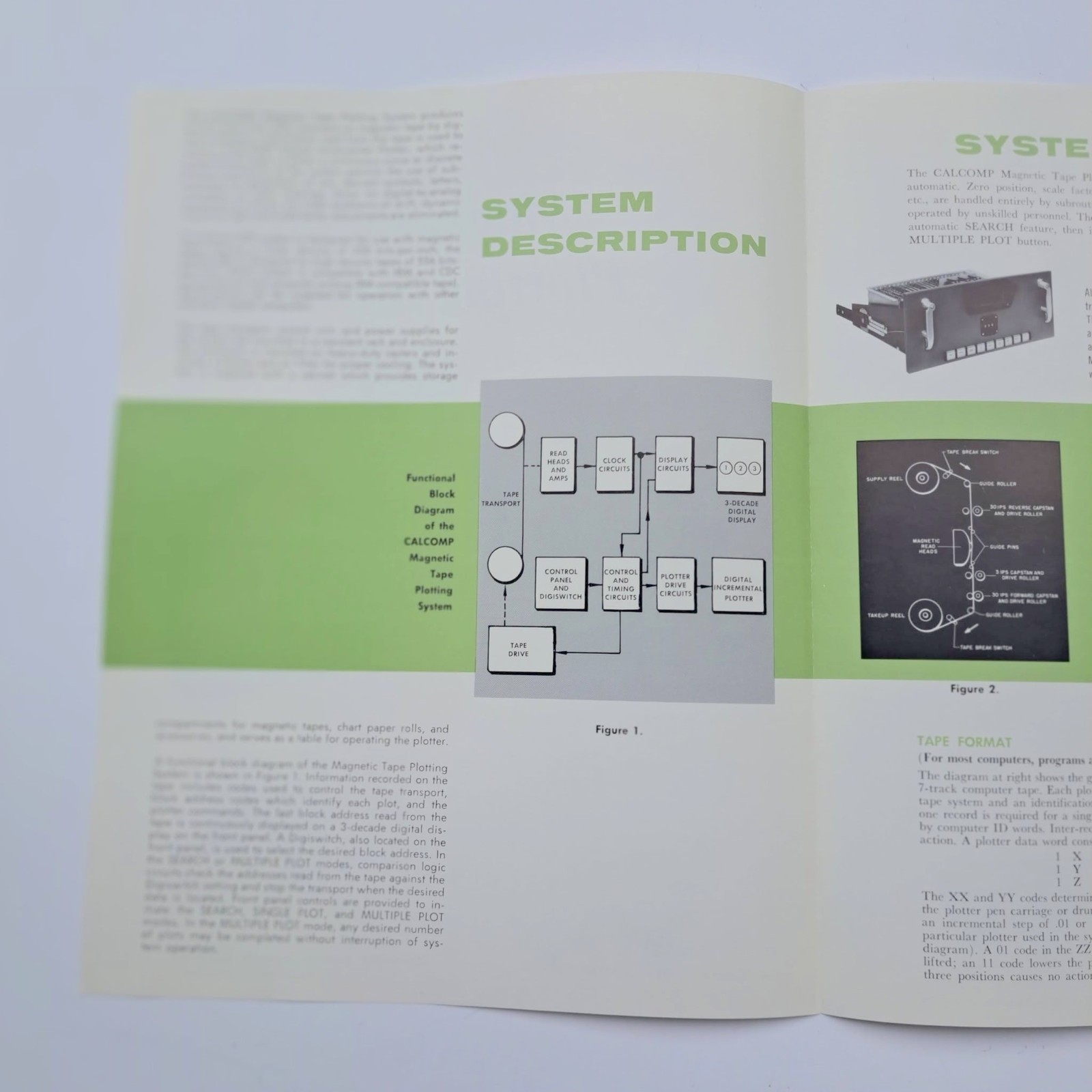Vintage CALCOMP Magnetic Tape Plotting Systems Bulletin Brochure