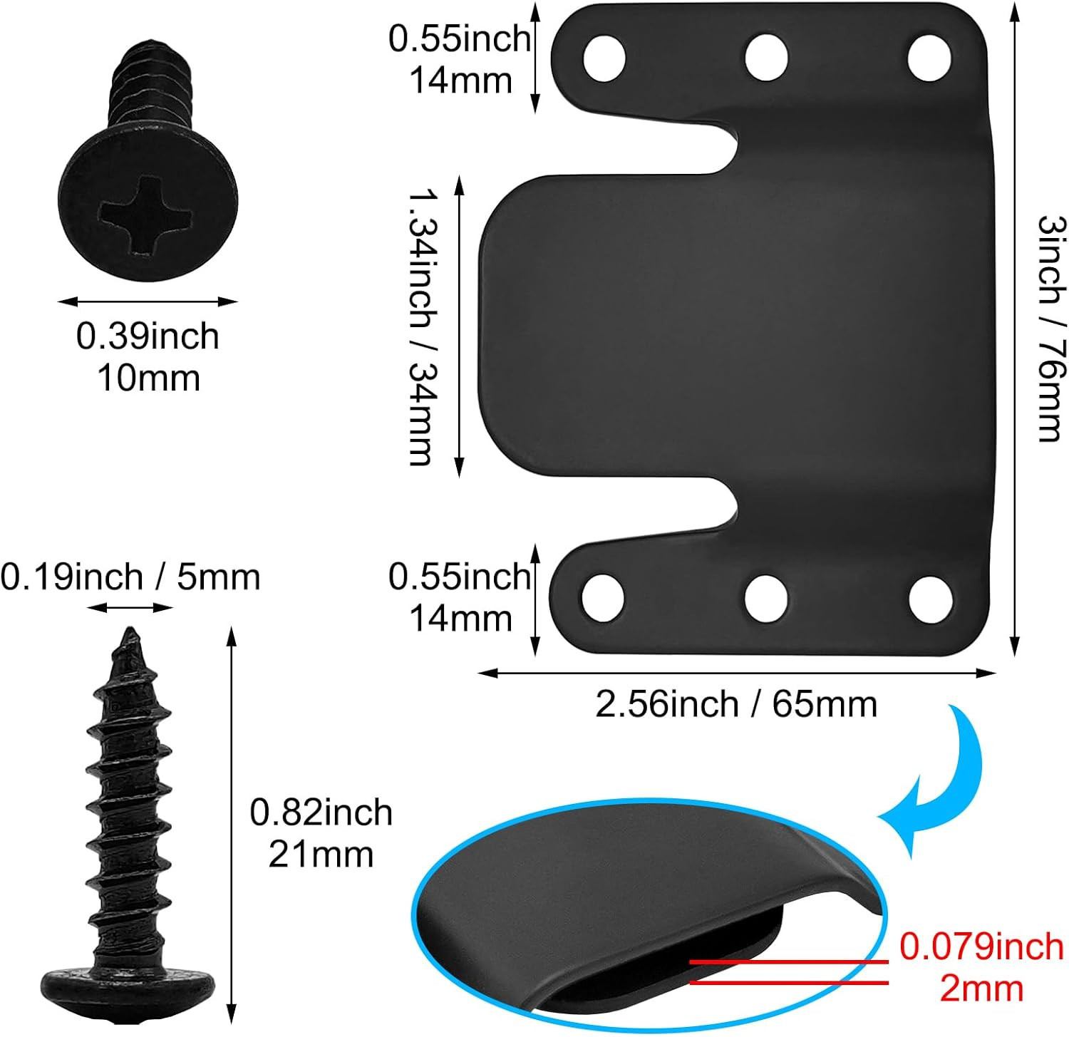 Sectional Couch Metal Connectors,4 Pcs Universal Sofa Interlocking Furniture Con