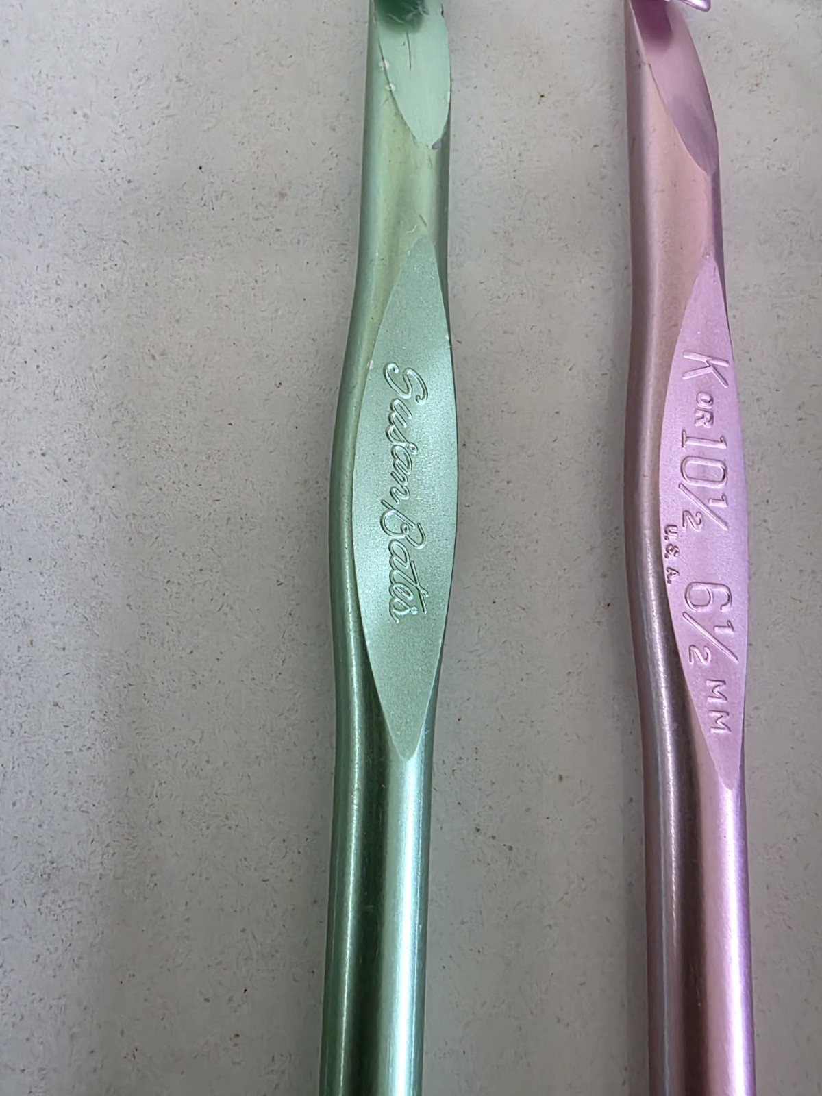 Susan Bate & Boye Crochet Hooks Various Years/colors