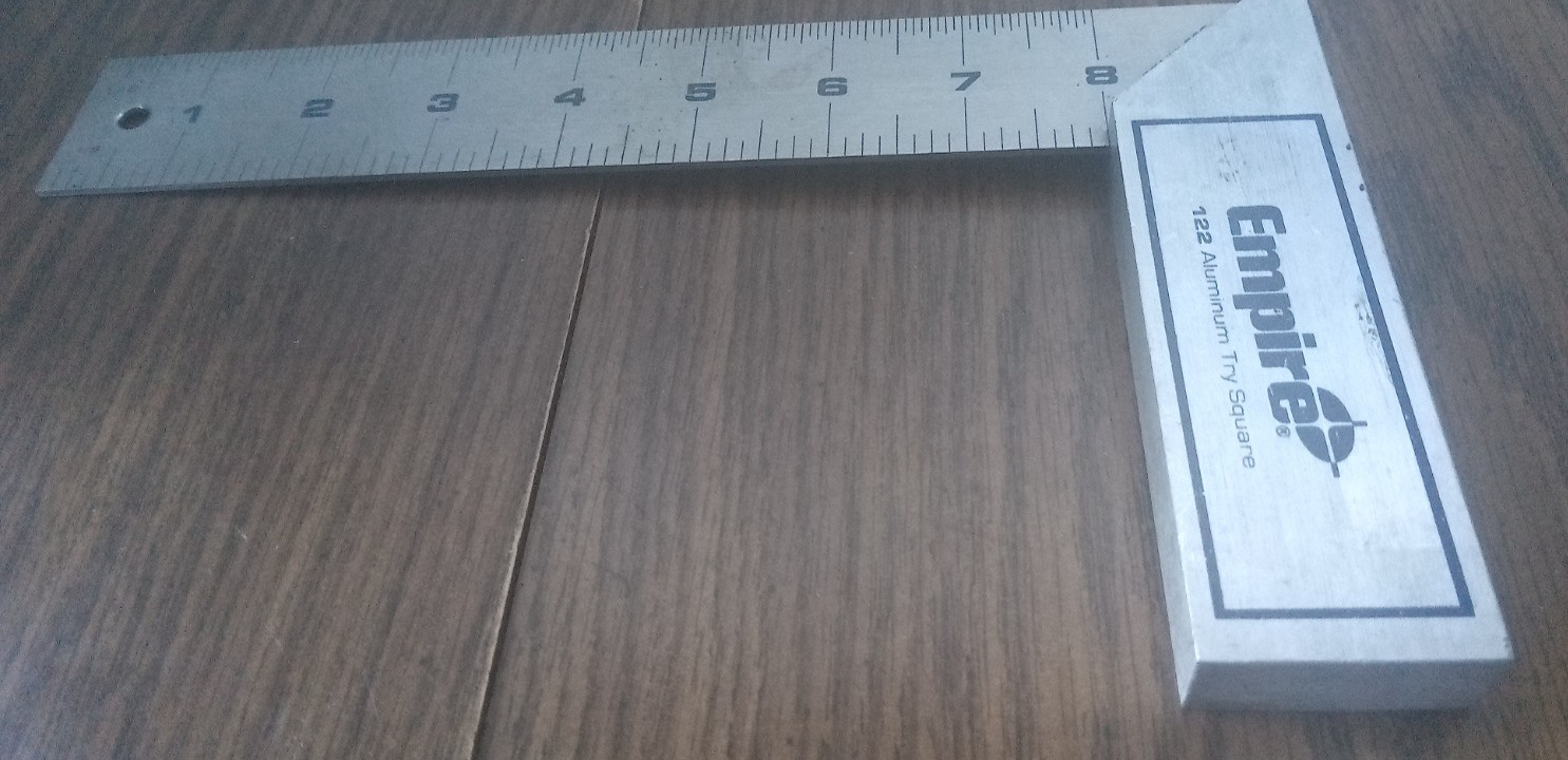 Empire 122 8" Aluminum Try Square