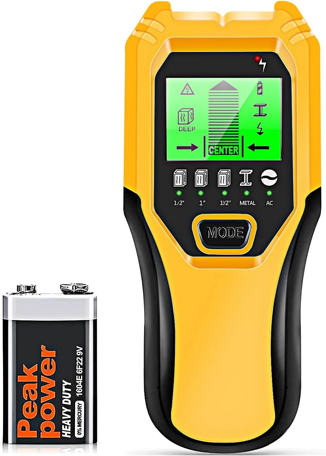 Stud Finder Wall Scanner 5 in 1 Multifunctional Upgraded Smart Wall Scanner, Stu