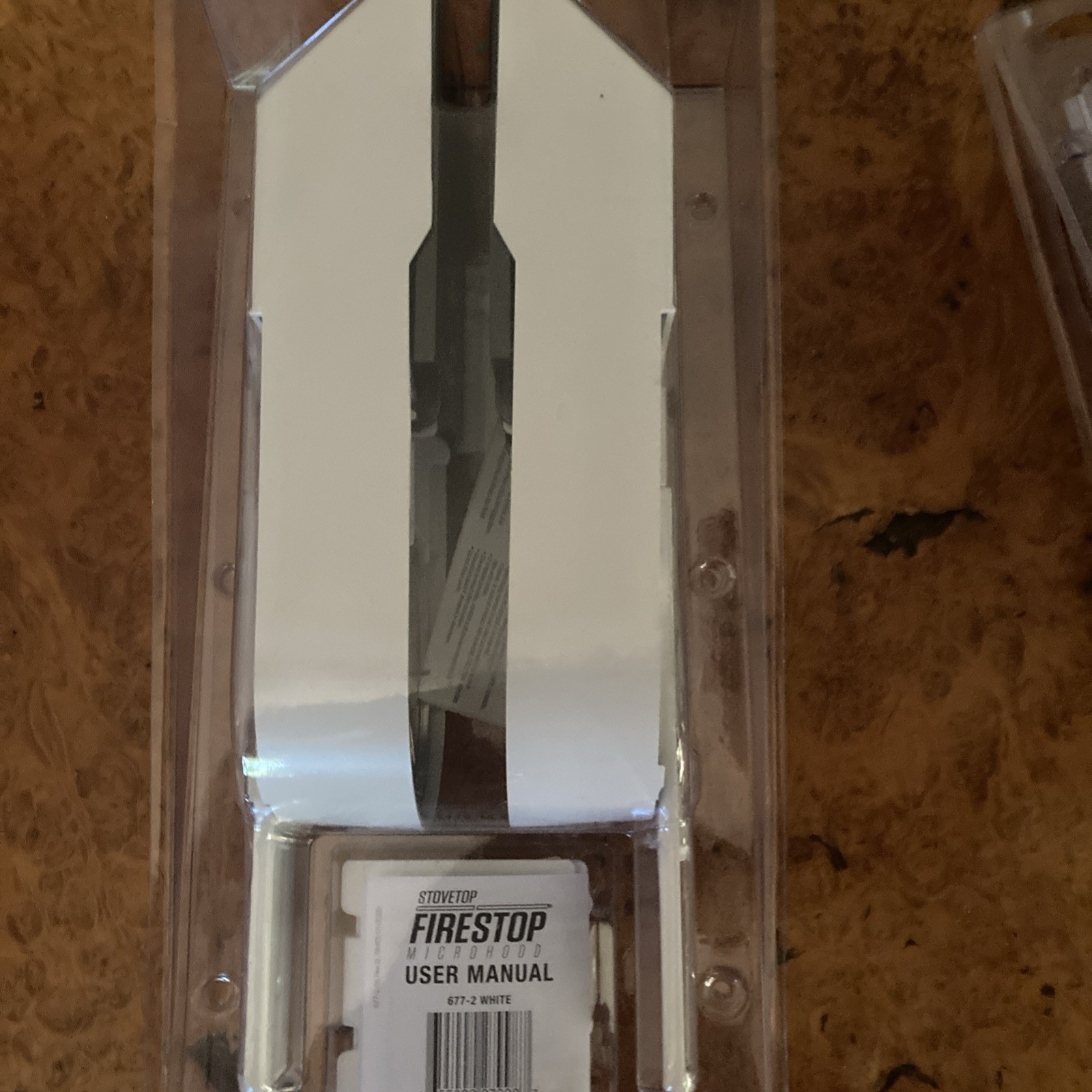 NEW StoveTop FireStop Microhood 677-2 White Automatic Fire Suppressor W / Manuel