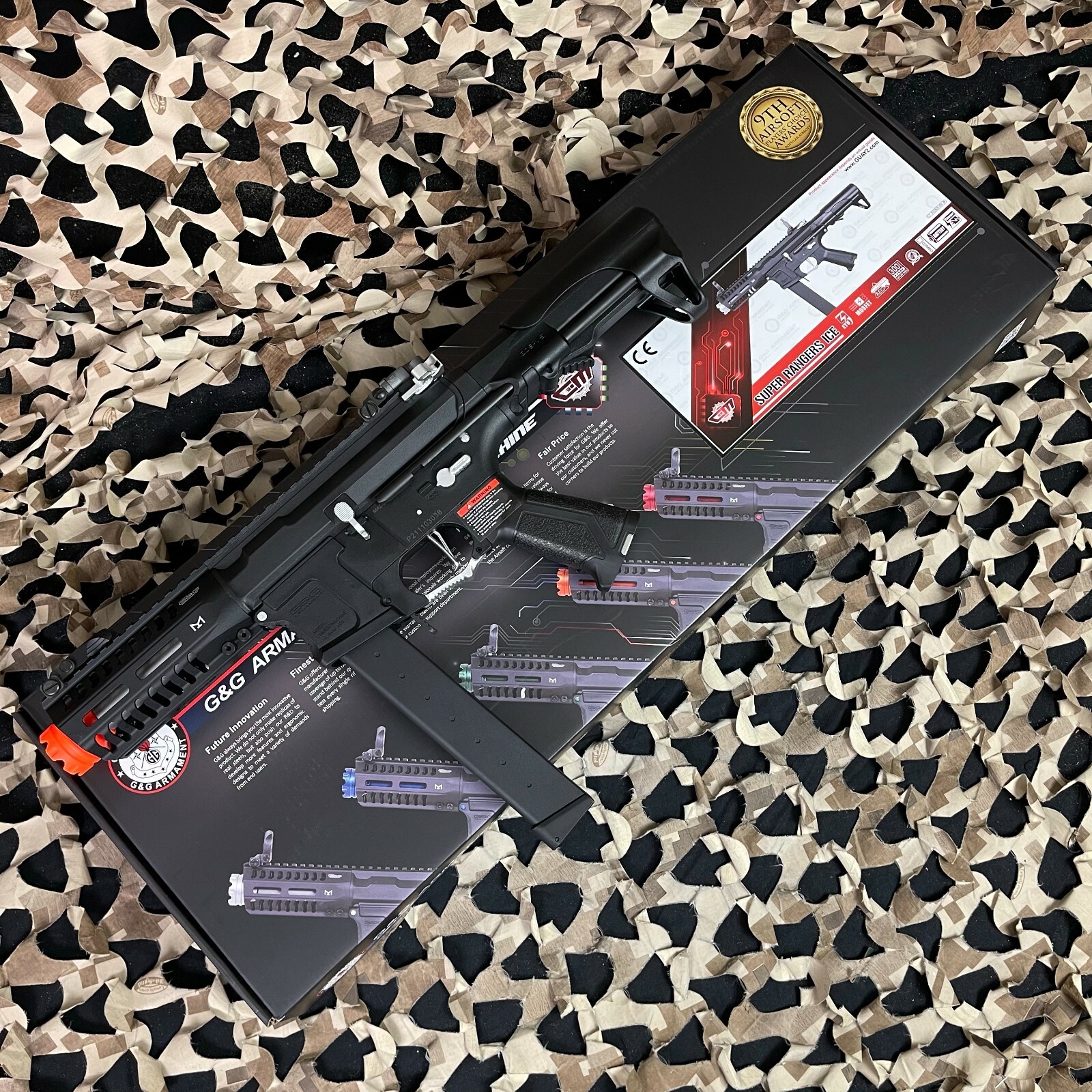 NEW G&G Armament ARP 9 Super Ranger AEG Airsoft Gun - Ice (EGC-ARP-9MM-WNB-NCM)