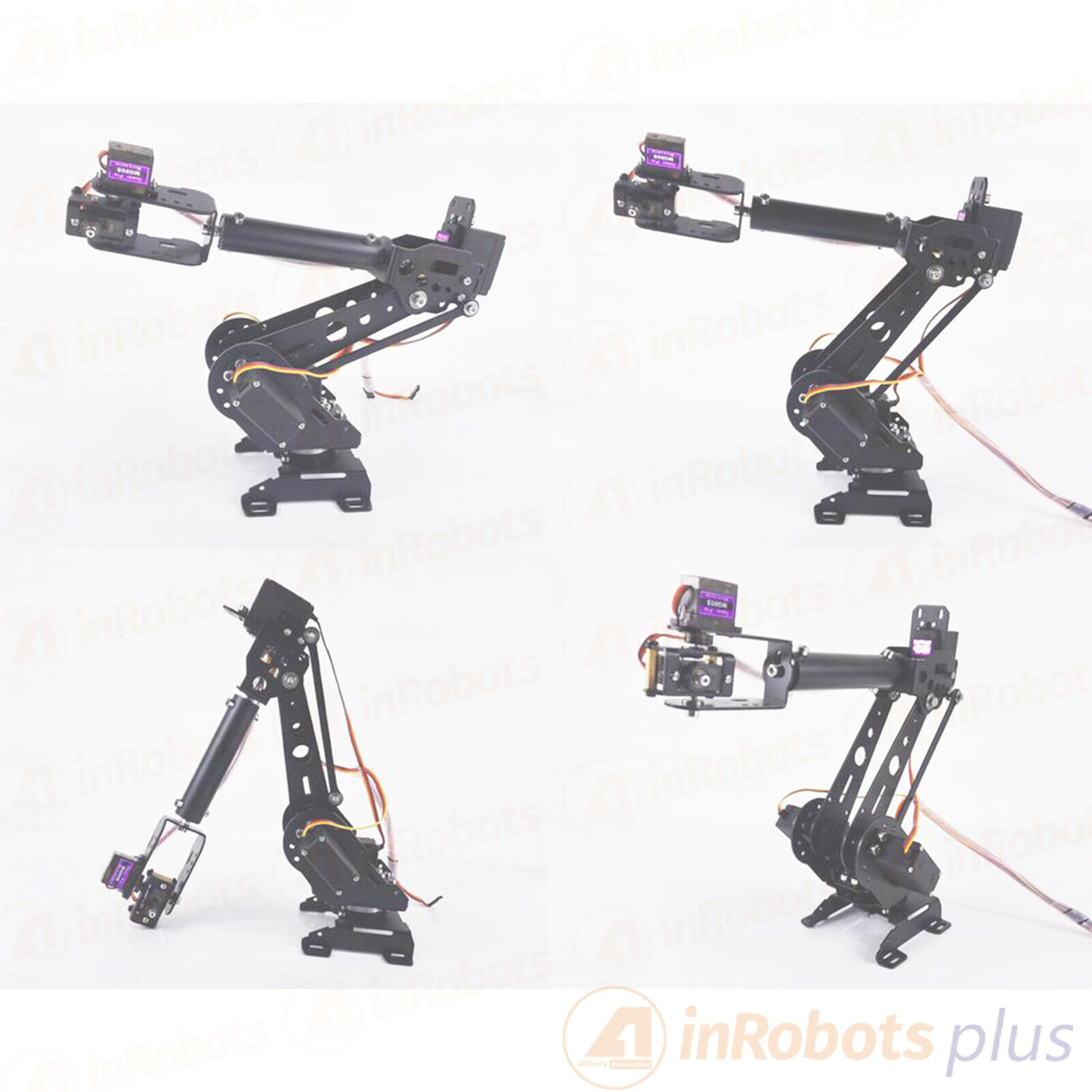 6 Axis Robot Arm ABB Industrial Mechanical Manipulator + Servos Unassembled