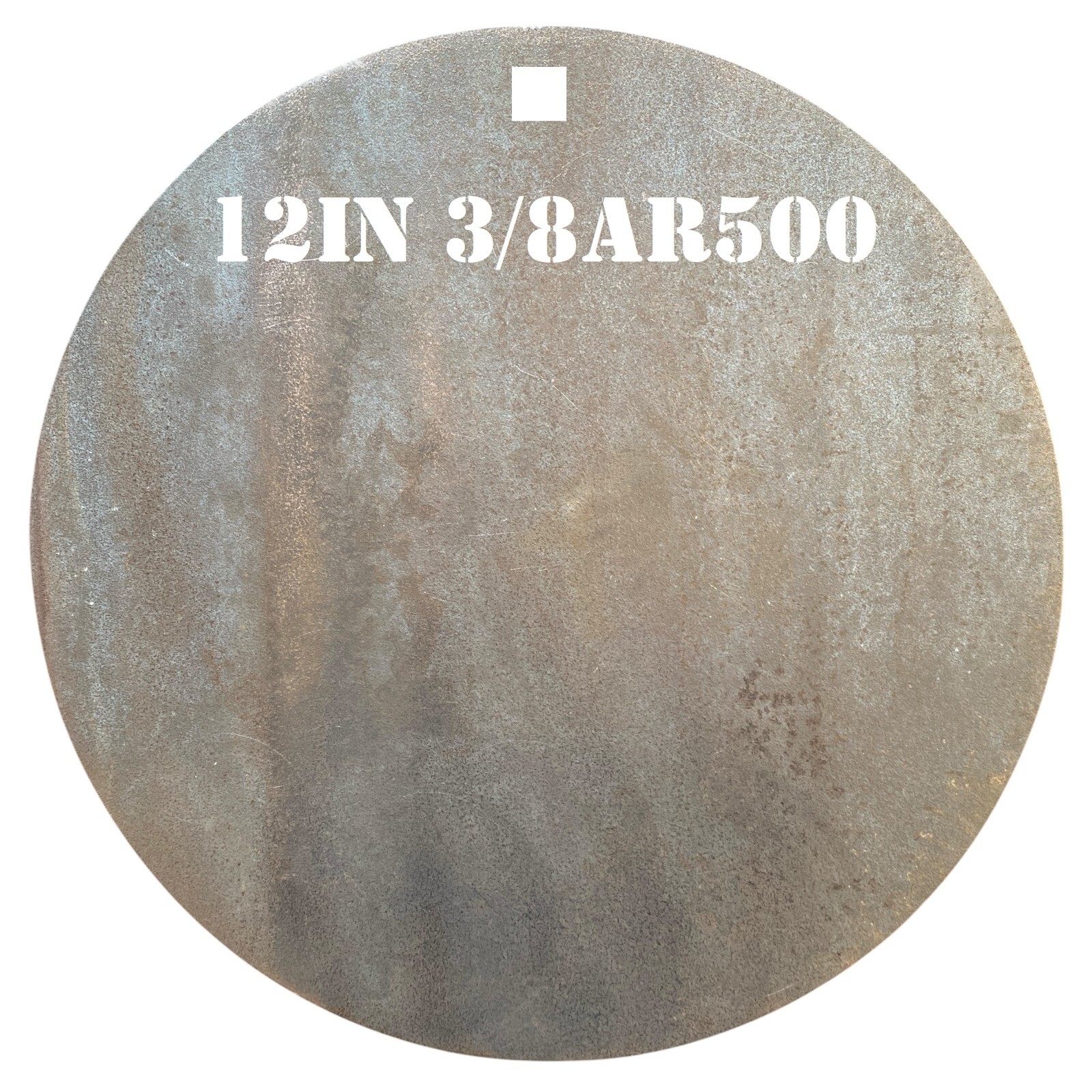 12" x 3/8" AR500 Hardened Steel Shooting Target - Pistol /Rifle Gong 1pc Set
