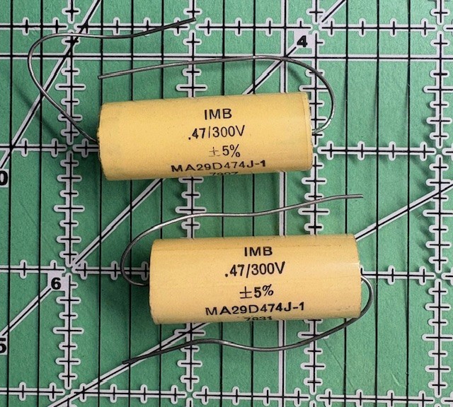 IMB Metallized Polyester Capacitor .47uF 300v 5% MA29D474J  AUDIO GUITAR 2pcs