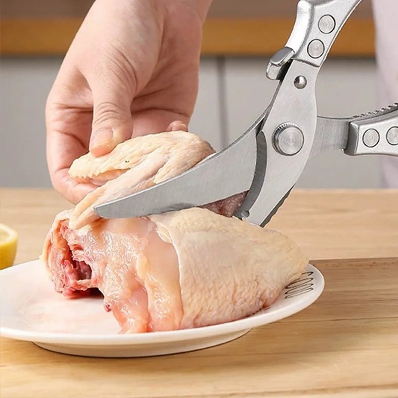 Kitchen Scissors Heavy Duty Chicken Bone Cutter Bottle Opener Meat Shears