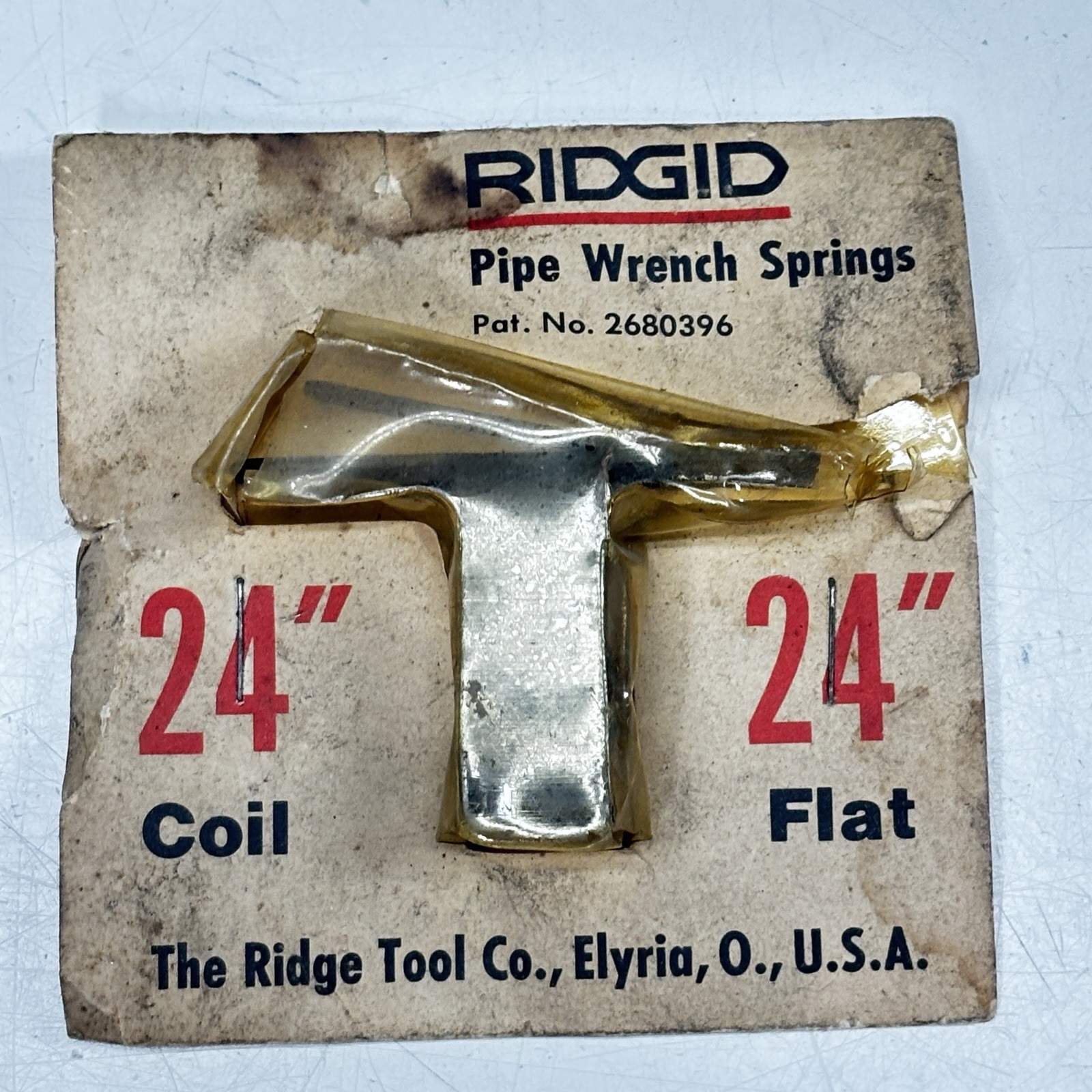 NOS Ridgid 24-R Flat Spring For 24" Pipe Wrench