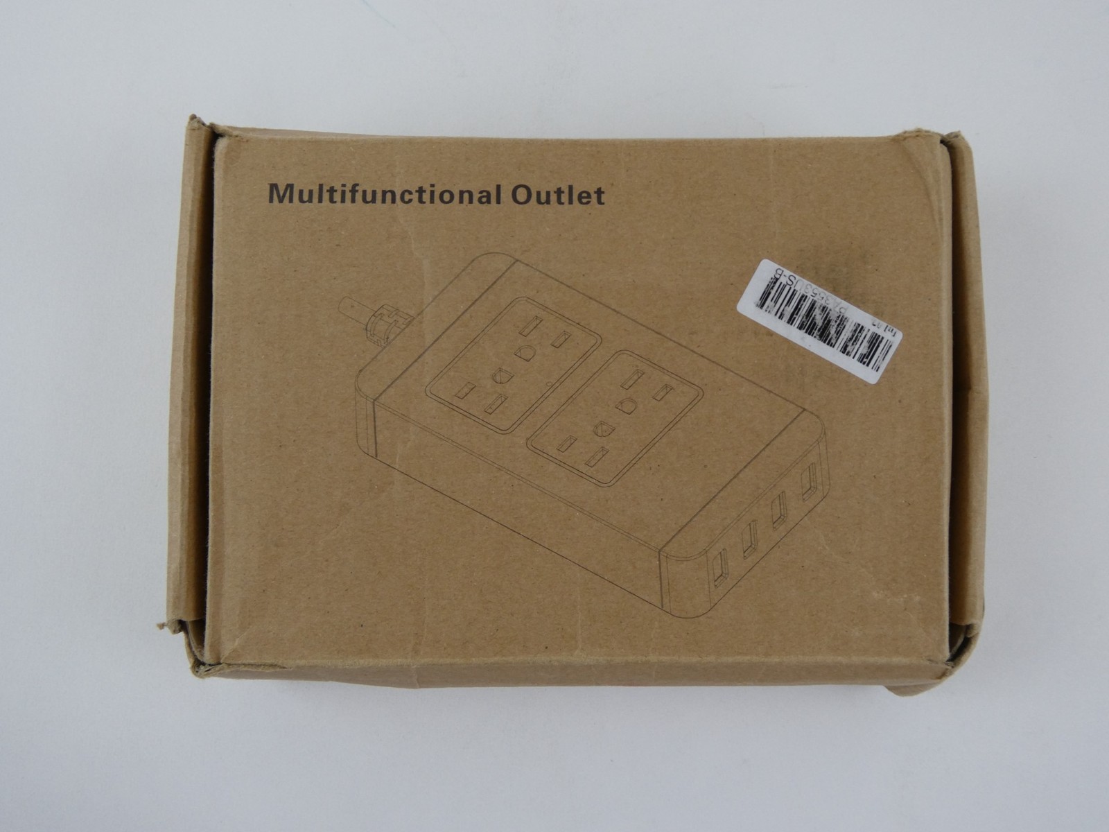 KKMOON Compact Power Strip 4 Outlet 4 USB Used