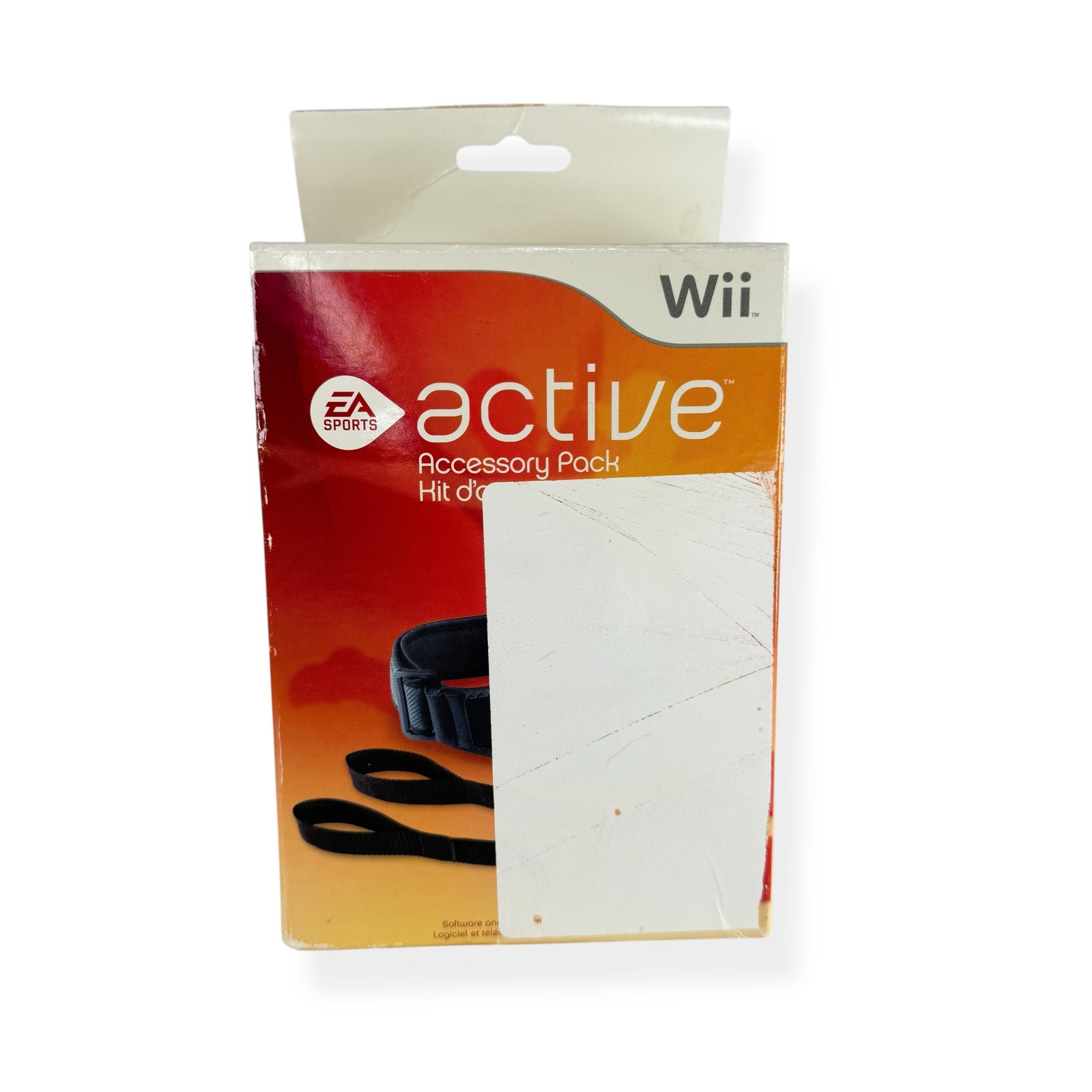 EA Sports Active Accessory Pack Box Only Nintendo Wii Leg Strap Band Packaging