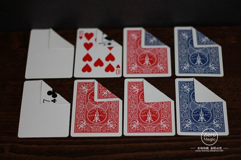 Magic Tricks Gaff Cards, Assorted IMPERCEPTIBLE Bicycle Standard Playing 16piece