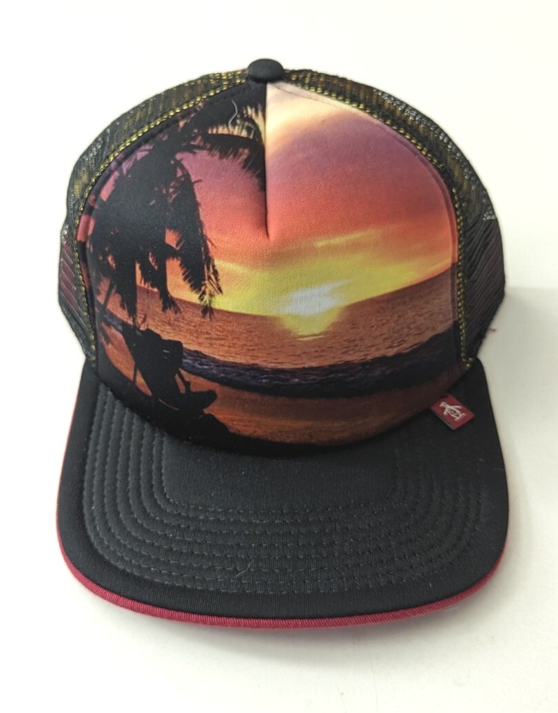 Original Penguin Beach Mesh Adjustable Snapback  Trucker Hat Cap