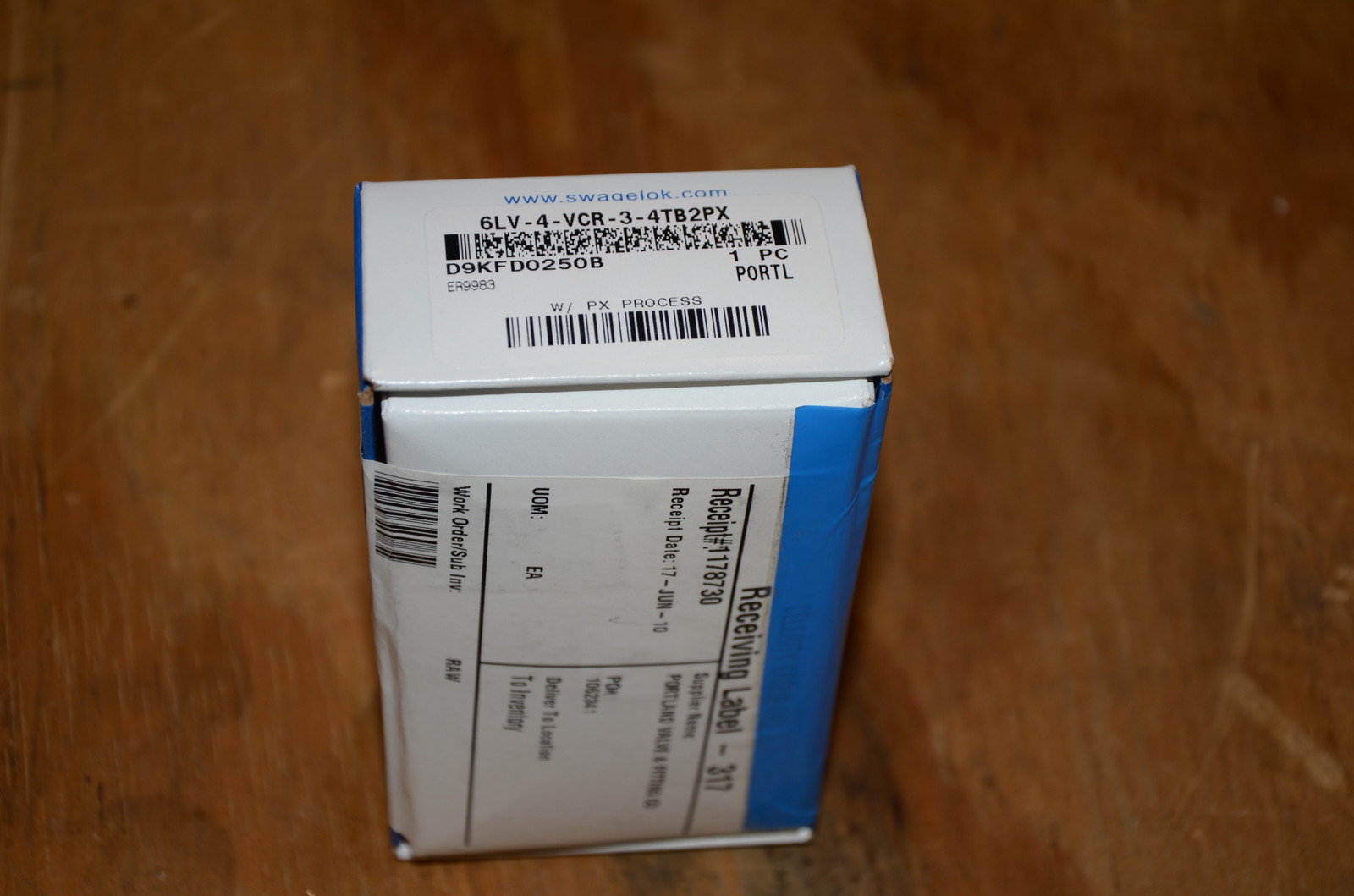 Swagelok Cajon 6LV-4-VCR-3-4TB2PX 6LV-4-VCR-3-4 1/4 X 1.2 316 VCR Fitting