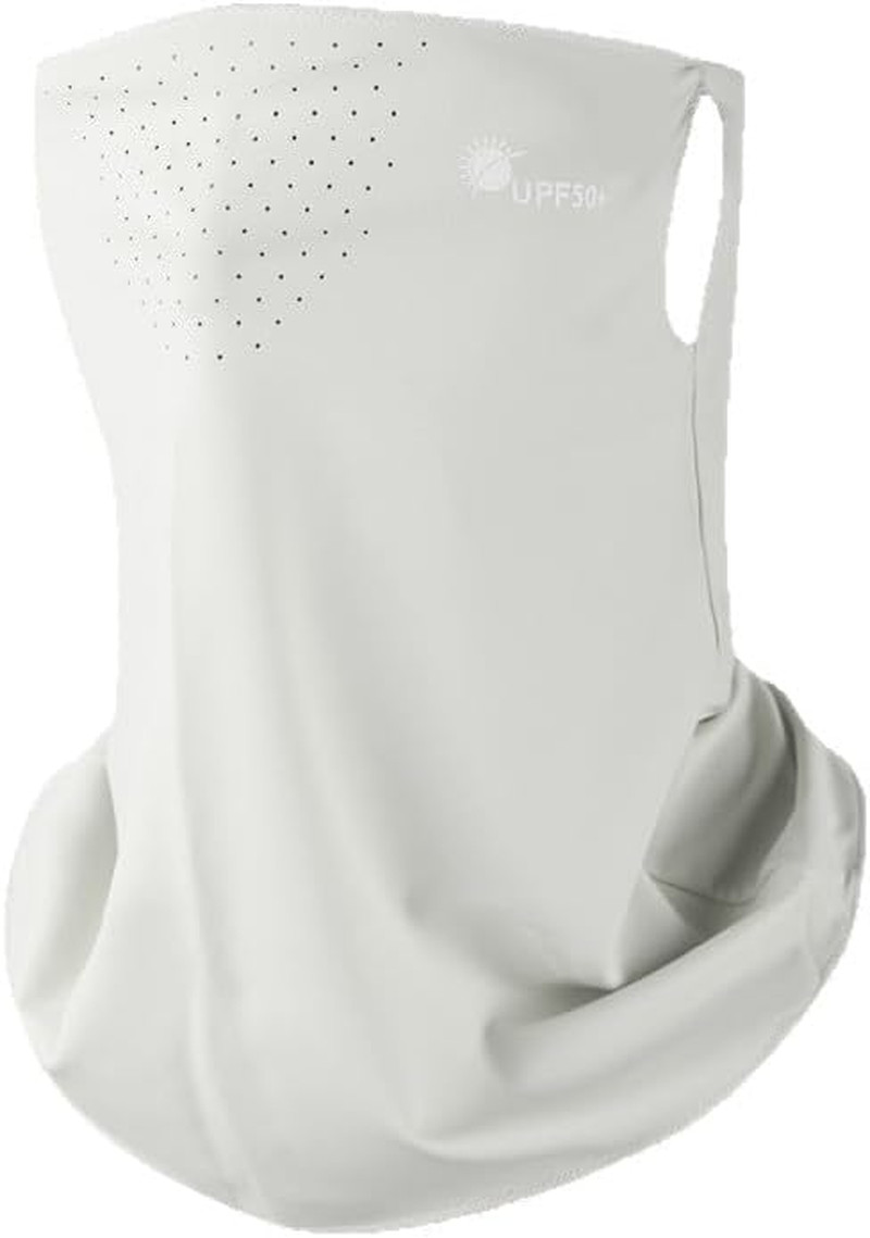 UV Sun Protection Face Mask Breathable Ice Silk Neck Gaiter for Golf Hiking Runn