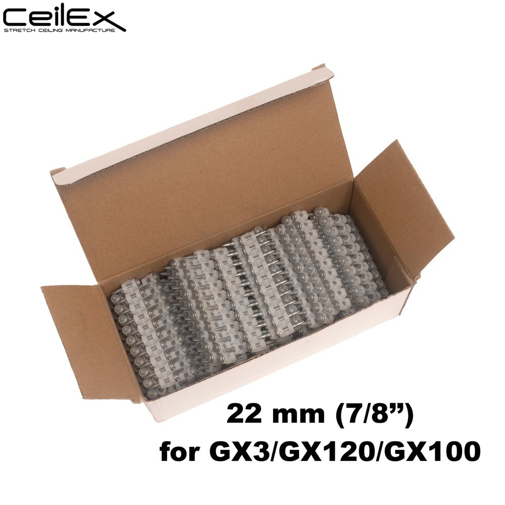 1000x Collated Concrete Nails 22mm 7/8" Hilti GX3 GX120 GX100 X-GN Nailer
